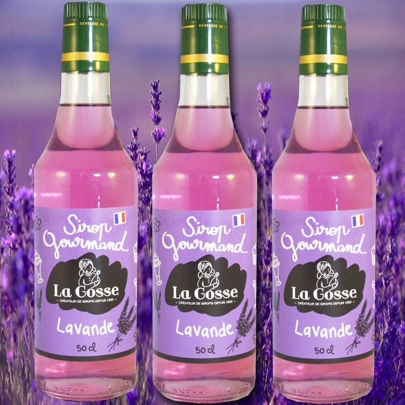 Lavendel siroop batch von 3- Franse delicatessen online