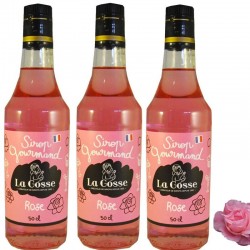 Rose syrup batch of 3- Online French delicatessen