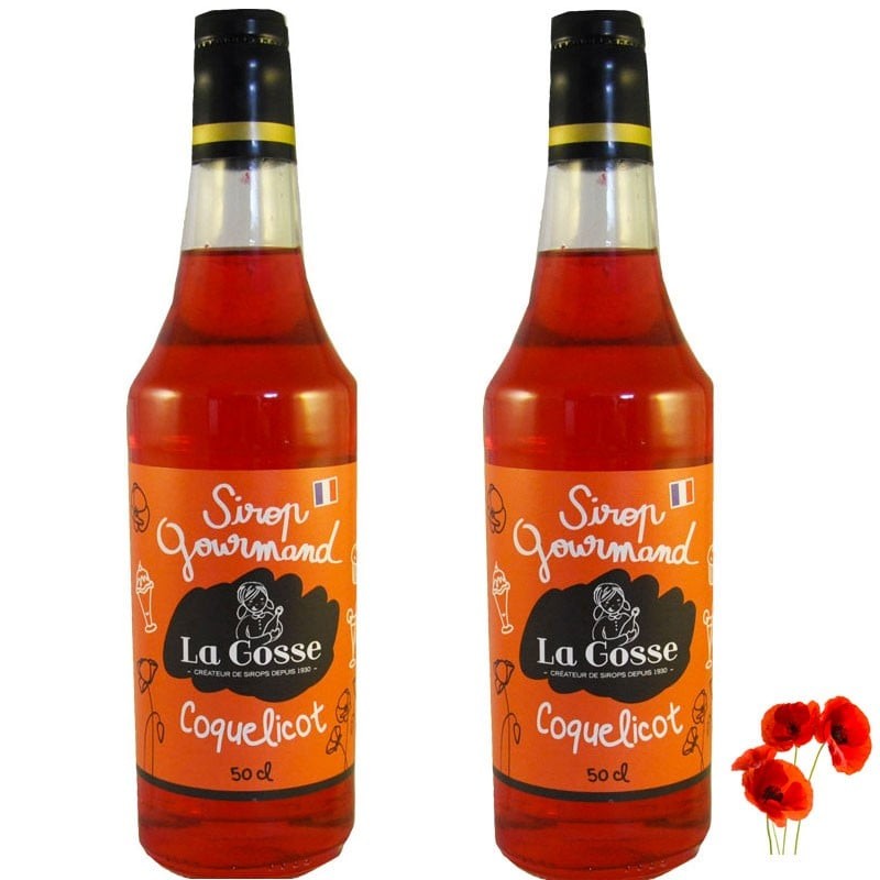 Sirop de Coquelicot par 2- épicerie fine en ligne