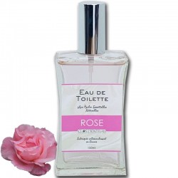 perfume con rosa