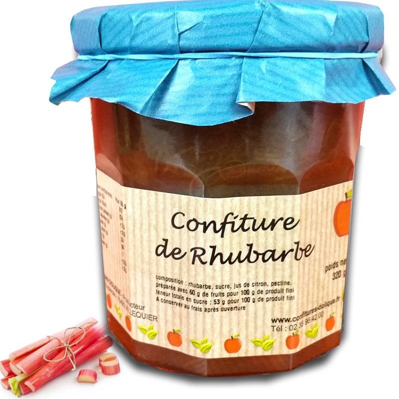 Mermelada de ruibarbo - delicatessen francés online