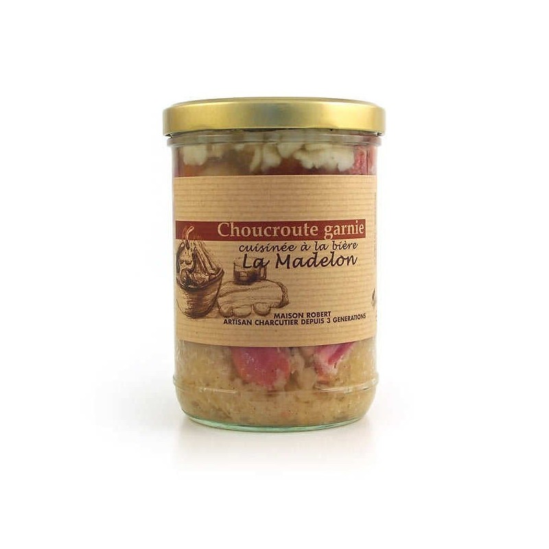 Gekochtes handwerkliches Sauerkraut - Online französisches Feinkost