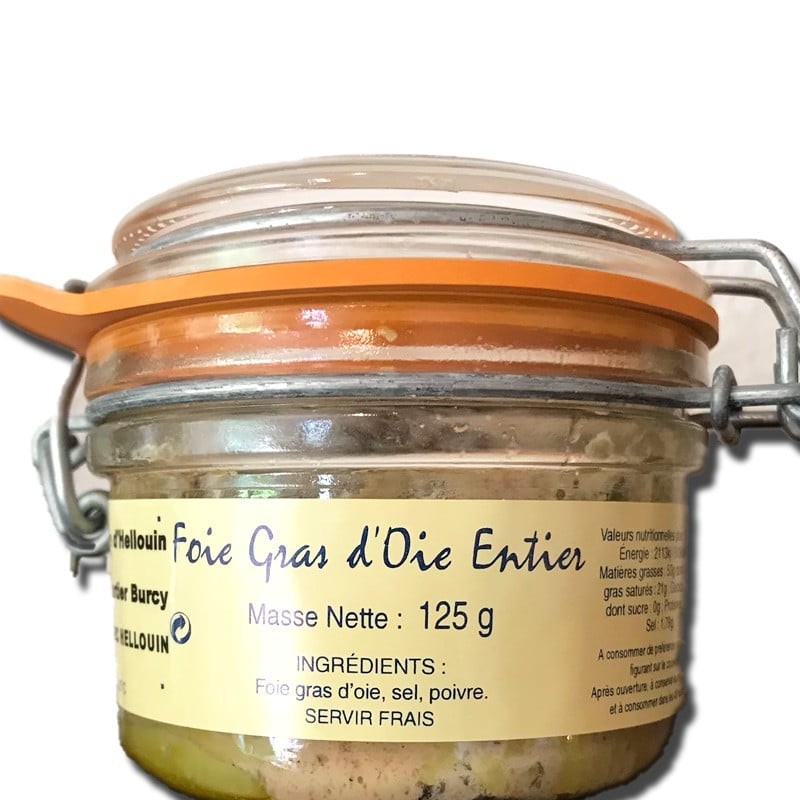 Foie gras d'oca intero, 125g - Gastronomia francese online