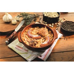 Cassoulet with duck confit, box 840g - Online French delicatessen