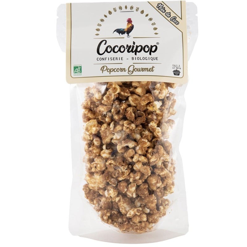 Caramel and coconut popcorn - Online French delicatessen