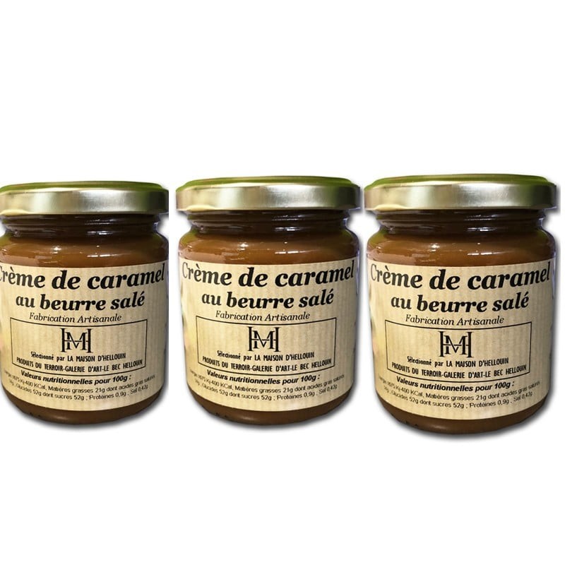 3 crème de caramel au beurre salé - épicerie fine en ligne