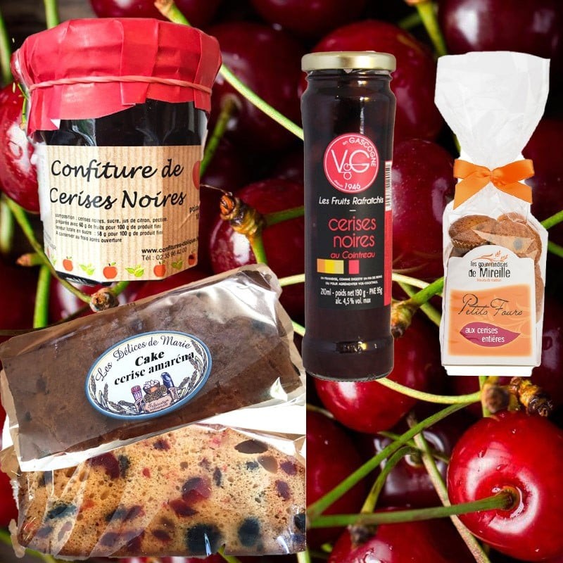 coffret gourmand : la cerise - épicerie fine en ligne