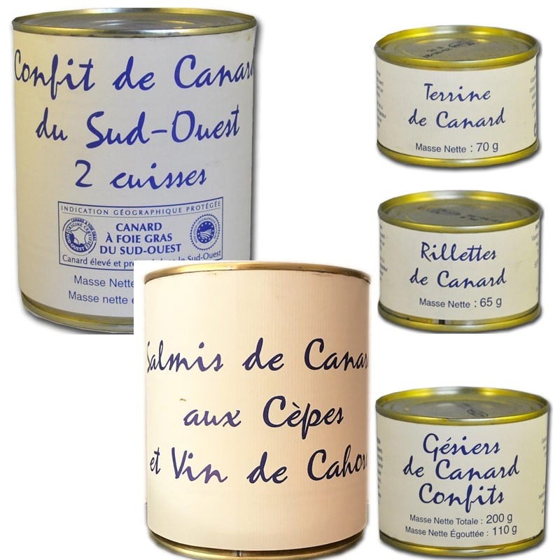 Caja gourmet "el pato" - delicatessen francés online