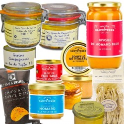 Gourmet box: foie gras, truffle and lobster - Online French delicatessen