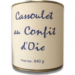 Cassoulet with goose confit, 840g box - Online French delicatessen
