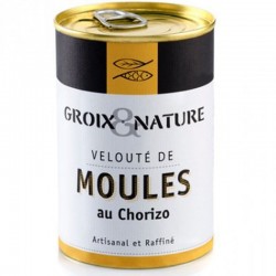 Sopa de mejillones con chorizo, 400g - delicatessen francés online