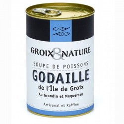 Sortiment von 4 Fischsuppen, Muscheln und Langusten - Online französisches Feinkost