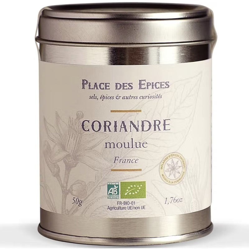 Coriandre bio, 50g - épicerie fine en ligne