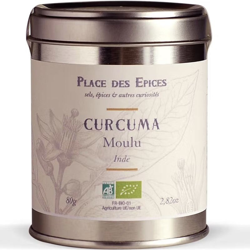 Curcuma bio, 80g - épicerie fine en ligne