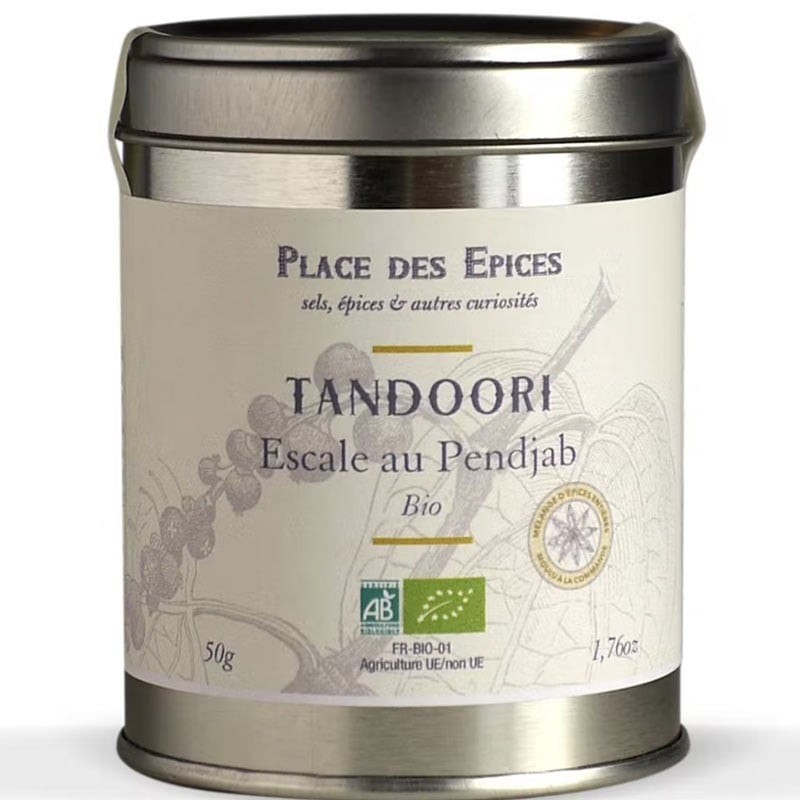 Organic tandoori, 50g - Online French delicatessen