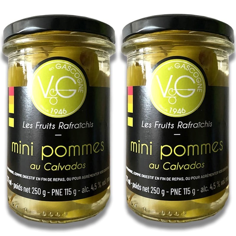 Mini Pommes au Calvados Par 2- épicerie fine en ligne