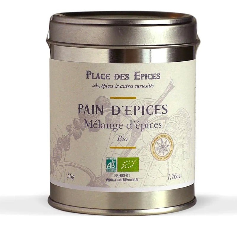 Organic gingerbread spices, 50g - Online French delicatessen