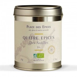 Mezcla de 4 especias orgánicas, 50g - delicatessen francés online