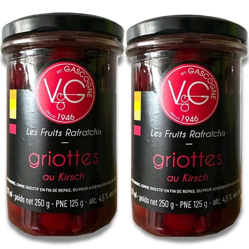 Griottes au kirsch Par 2- épicerie fine en ligne