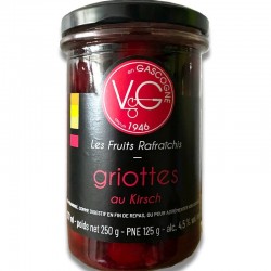 Cherries with kirsch batch of 2- Online French delicatessen