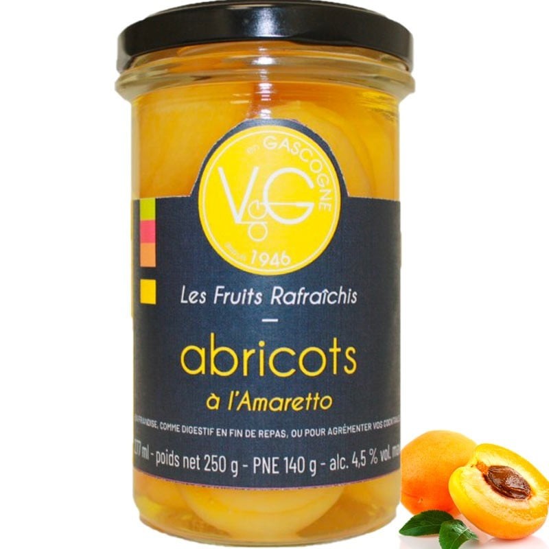 Albaricoques Con Amaretto - delicatessen francés online