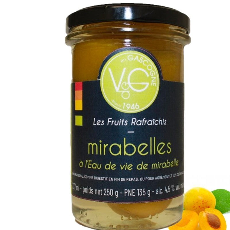 mirabelles con brandy - delicatessen francés en línea