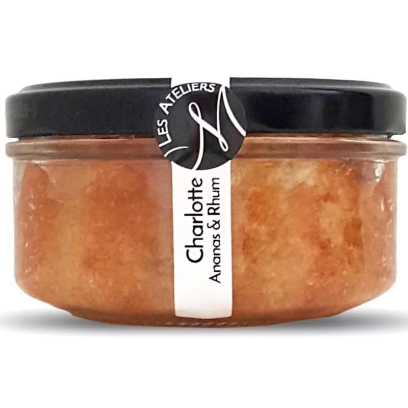 Charlotte ananas au rhum, 140g - Epicerie fine en ligne