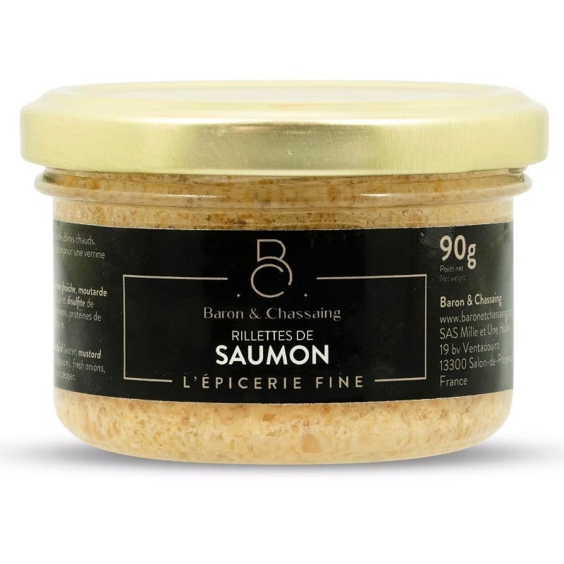 Rillettes de saumon, 90g - épicerie fine en ligne