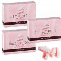 Pink biscuits from Reims 3 boxes: online delicatessen