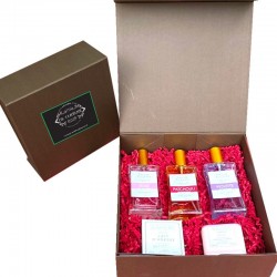 Gift box floral perfumes with natural essential oils