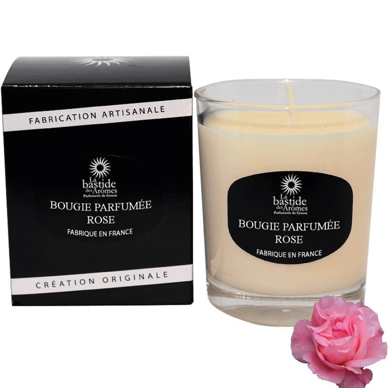 Bougie parfumée Rose, 130g