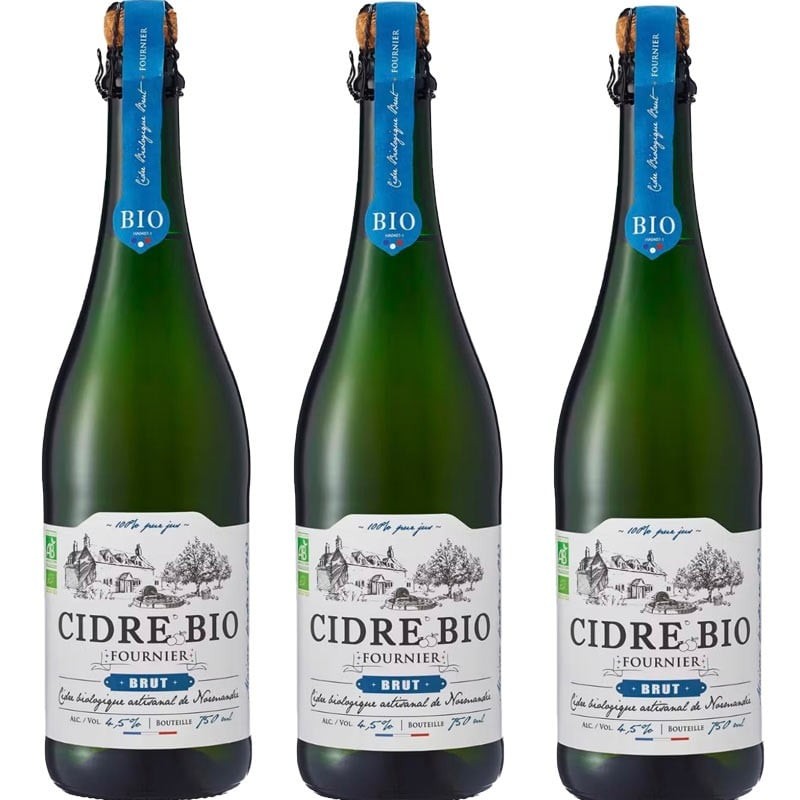 3 botellas de sidra cruda - delicatessen francés online