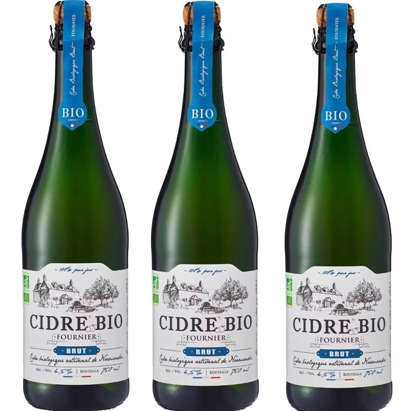 3 bottles of raw cider - Online French delicatessen