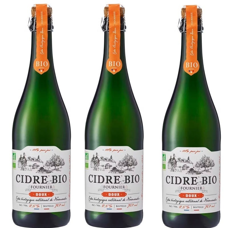 3 bottles of sweet farm cider - Online French delicatessen