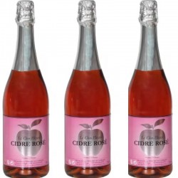 3 botellas de sidra rosa - delicatessen francés online