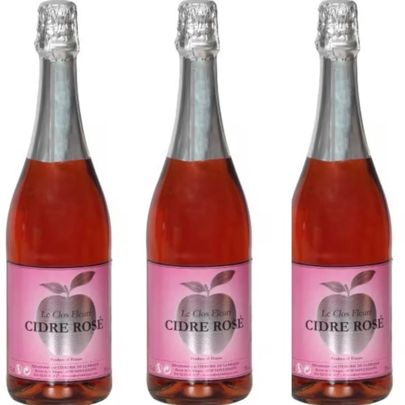 3 bouteilles Cidre Rose - épicerie fine en ligne