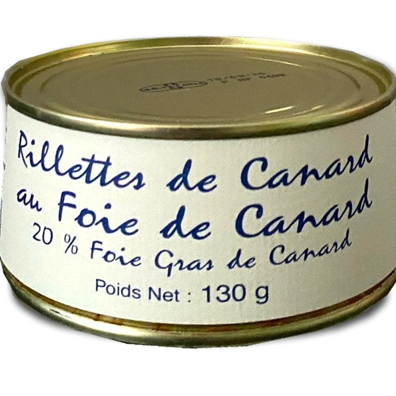 Rillettes de pato con foie gras-delicatessen online