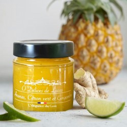 Ananas -, Limetten - und ingwermarmelade, 230g-feinkost Online
