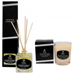 Orange blossom scented candle and diffuser