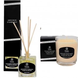 Jasmine scented candle and diffuser - French perfume