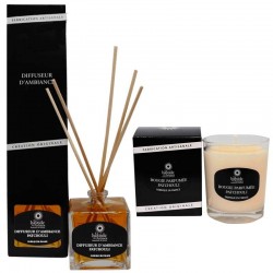 Patchouli scented candle and diffuser - French perfume
