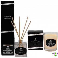 Violet scented candle and diffuser - French perfume