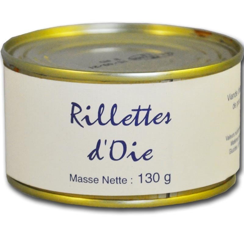 Rillettes d'Oie 130g - épicerie fine en ligne