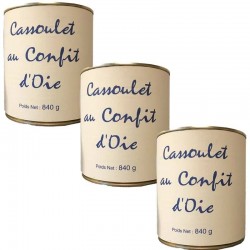Cassoulet au Confit D ' oie, 3boites 840g-feinkost Online