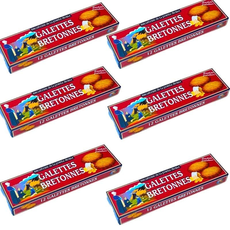 Galettes Bretonnes Artisanales 6x80g- épicerie fine en ligne