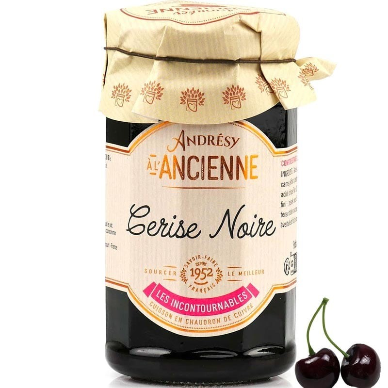 Confiture de cerise noire 270g- épicerie fine en ligne