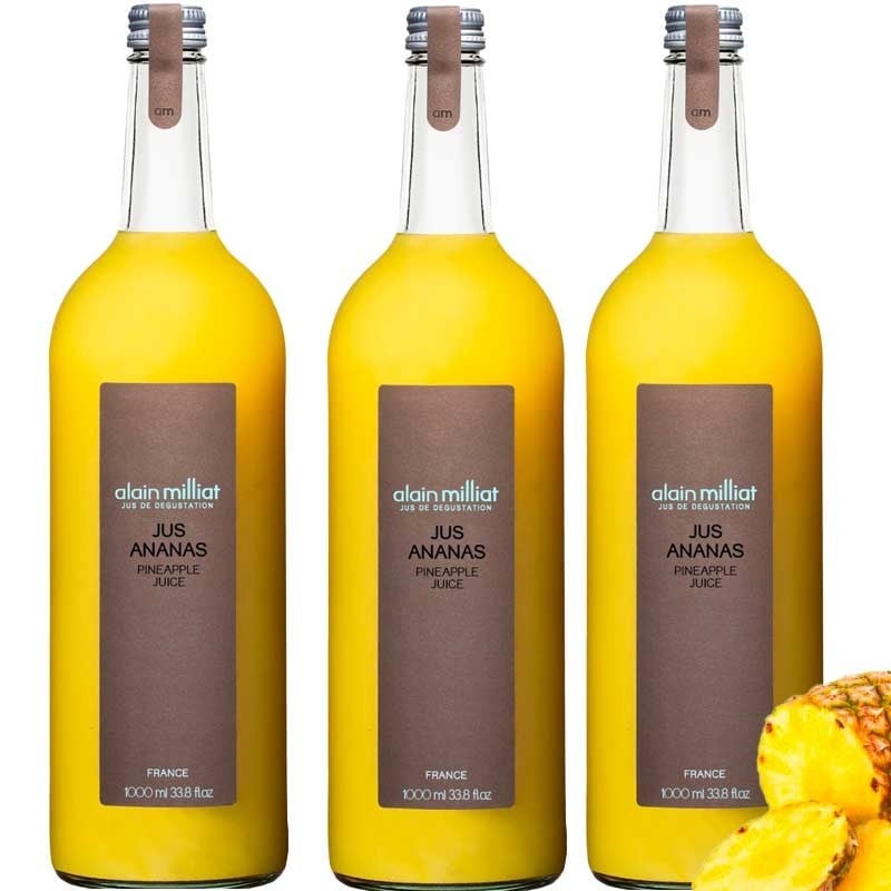 Pineapple juice, 3 bottles 1L - online delicatessen