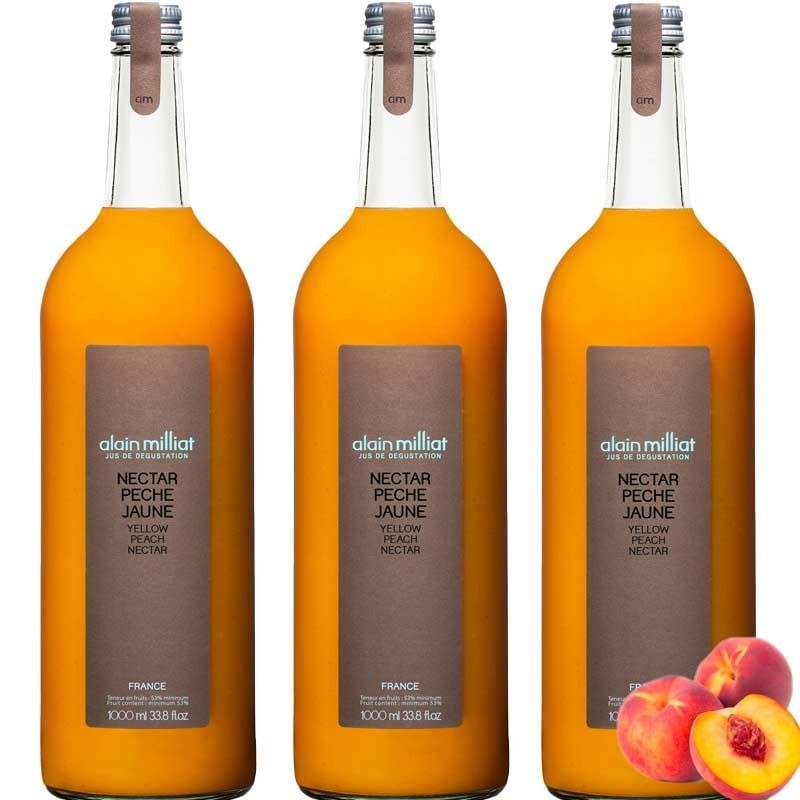 Yellow peach juice 3 bottles - online delicatessen