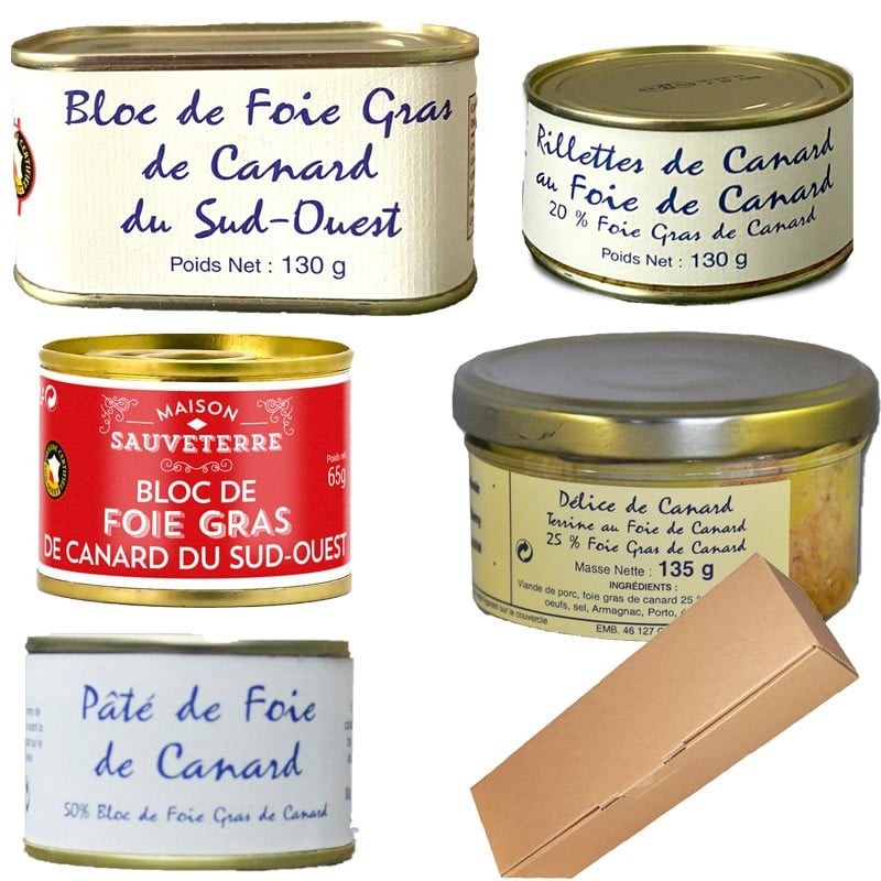 Coffret gourmand : Tout Foie Gras - épicerie fine en ligne