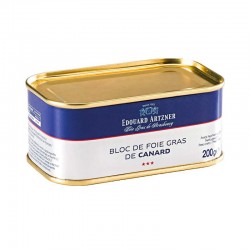 Bloque de foie gras de pato de Alsacia, 130 g